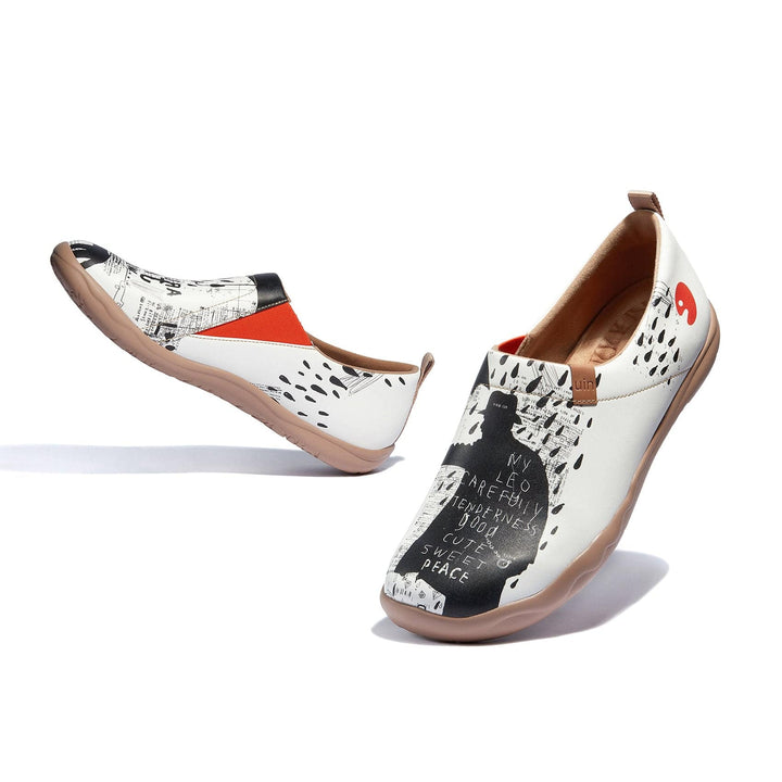 UIN Men Man and Cat Toledo I Men Canvas loafers