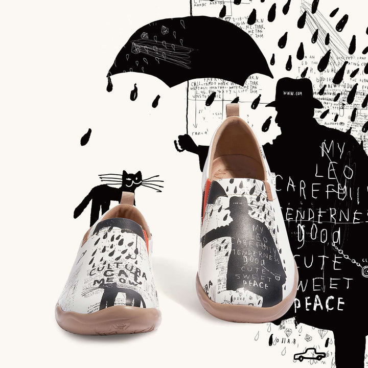 UIN Men Man and Cat Toledo I Men Canvas loafers