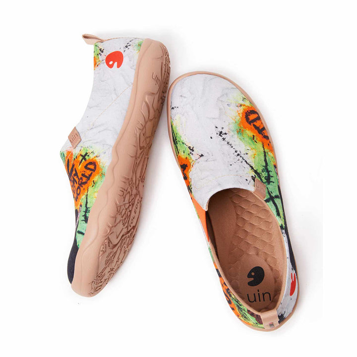 UIN Men Music is My World Canvas loafers