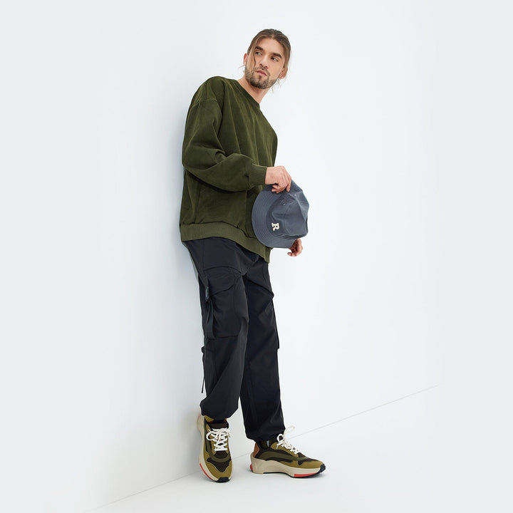 UIN Men Natural Green Sevilla II Men Canvas loafers