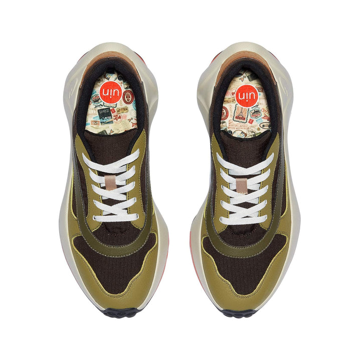 UIN Men Natural Green Sevilla II Men Canvas loafers