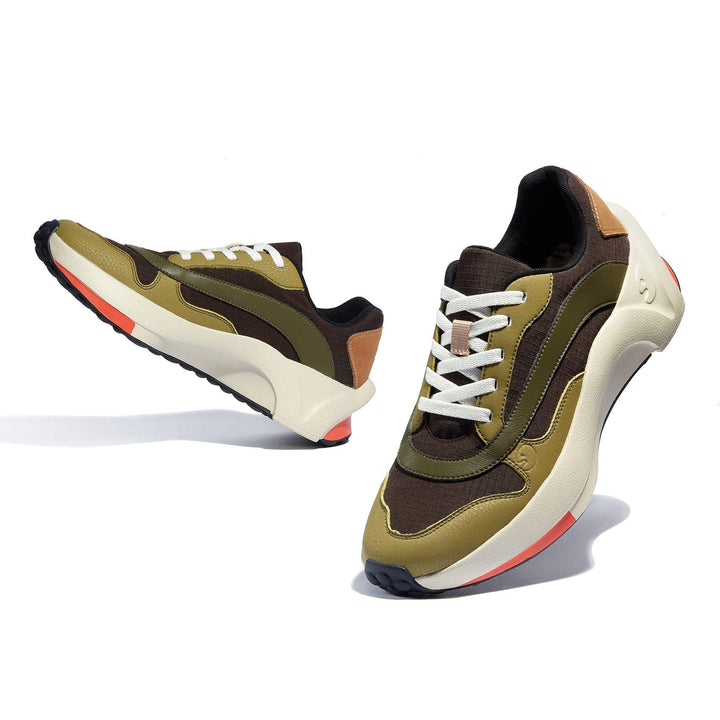 UIN Men Natural Green Sevilla II Men Canvas loafers