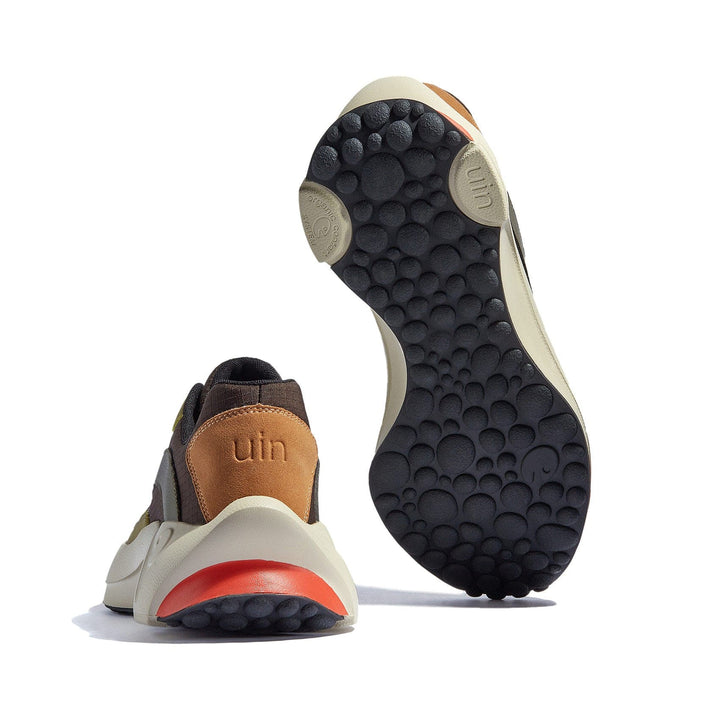 UIN Men Natural Green Sevilla II Men Canvas loafers