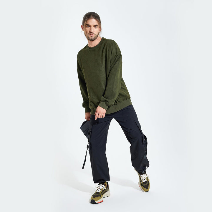 UIN Men Natural Green Sevilla II Men Canvas loafers