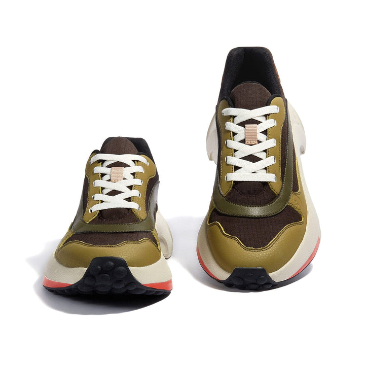 UIN Men Natural Green Sevilla II Men Canvas loafers