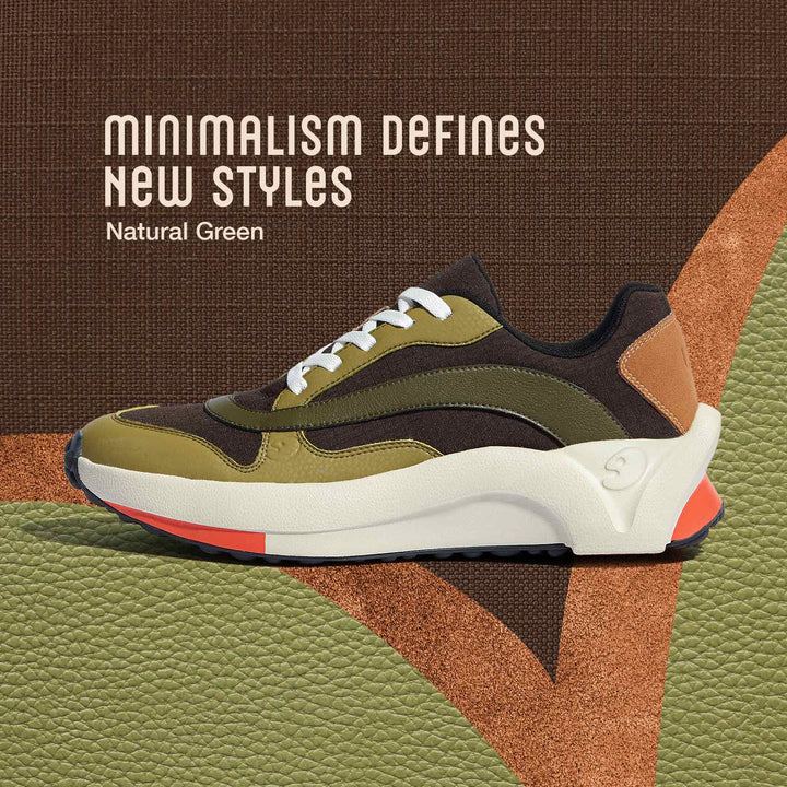 UIN Men Natural Green Sevilla II Men Canvas loafers