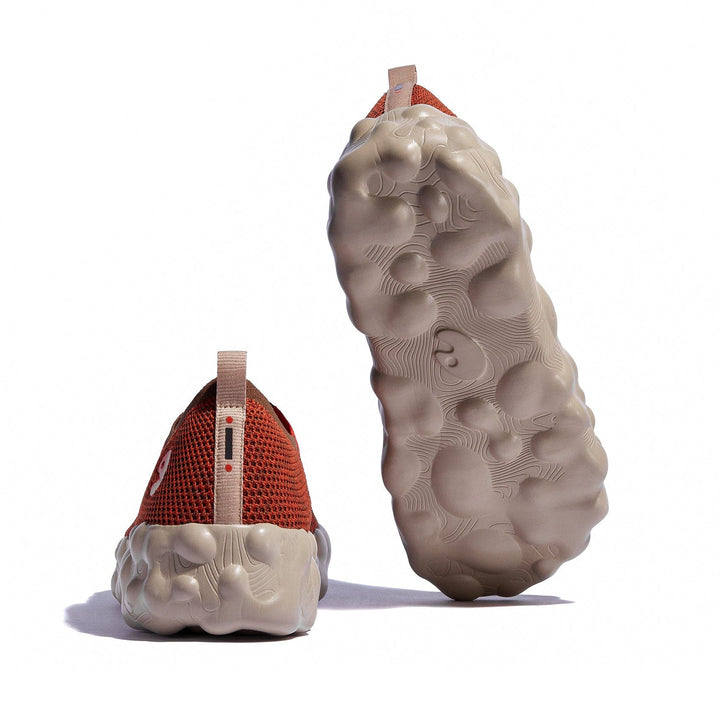 UIN Men Ochre Red Toledo VI Men Canvas loafers