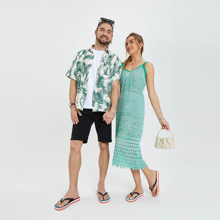 UIN Men Palm in Sunset 2 Blanes Men Canvas loafers