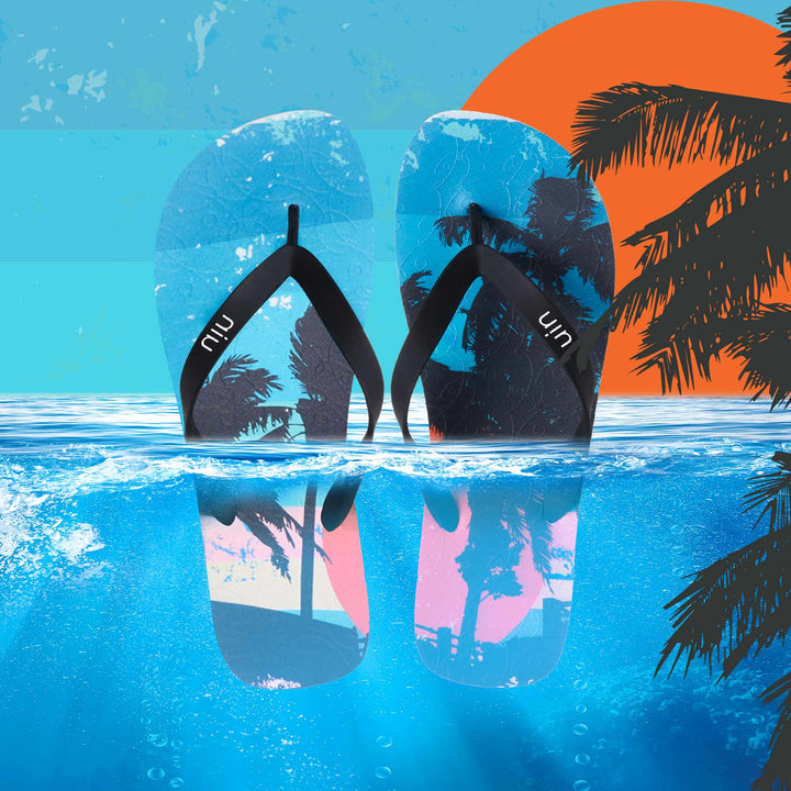 UIN Men Palm in Sunset 2 Blanes Men Canvas loafers