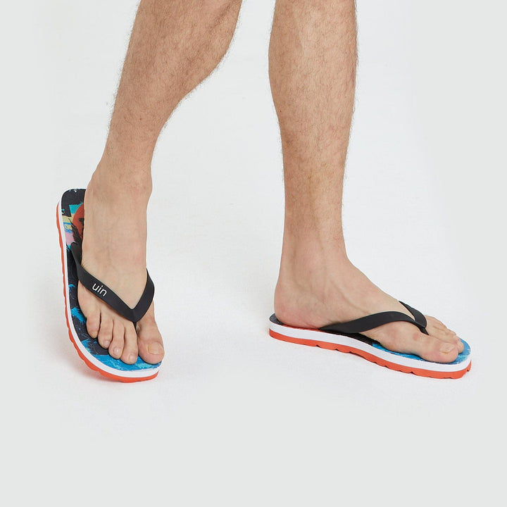 UIN Men Palm in Sunset 2 Blanes Men Canvas loafers