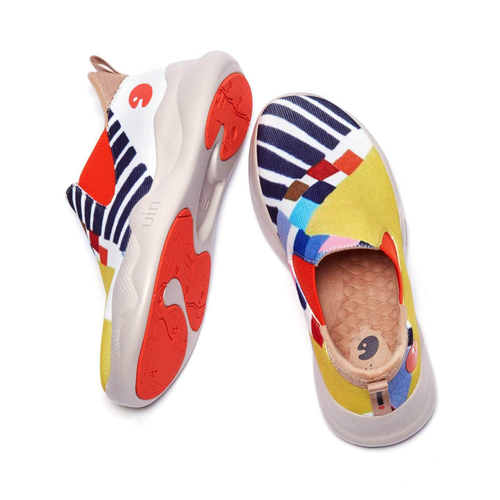 UIN Men Piano Keys Mijas II Canvas loafers