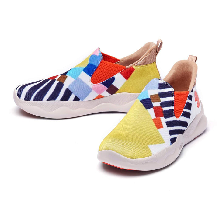 UIN Men Piano Keys Mijas II Canvas loafers