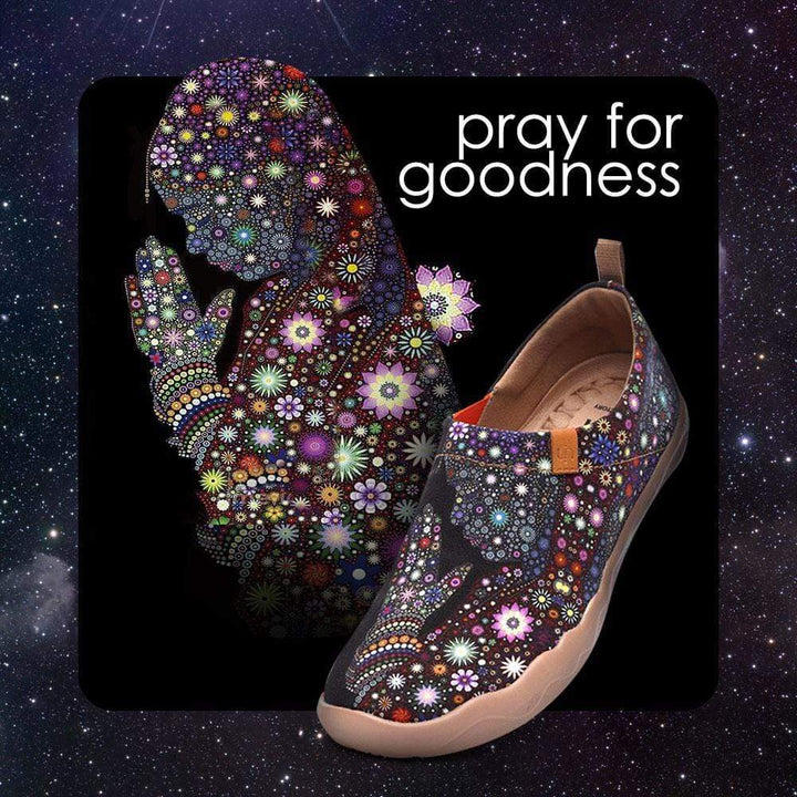 UIN Men PRAY FOR GOODNESS Men Canvas loafers