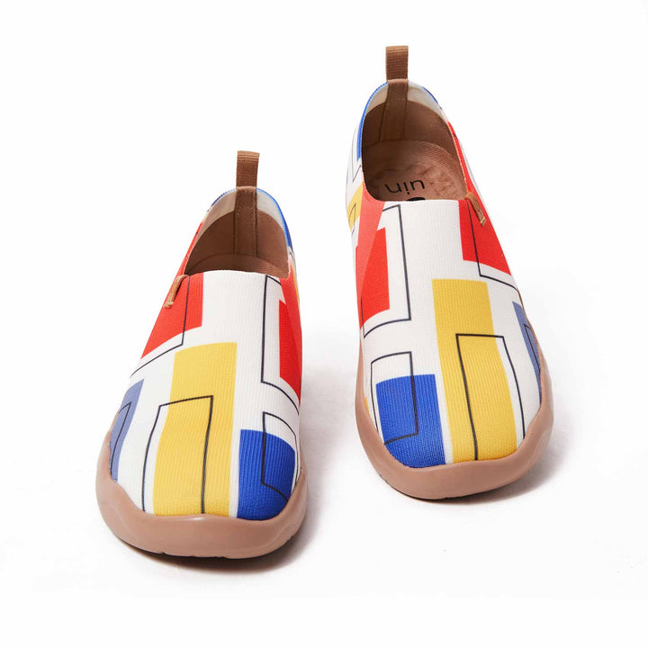 UIN Men (Pre-sale) Color Cubes Men Canvas loafers
