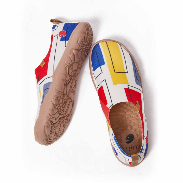 UIN Men (Pre-sale) Color Cubes Men Canvas loafers