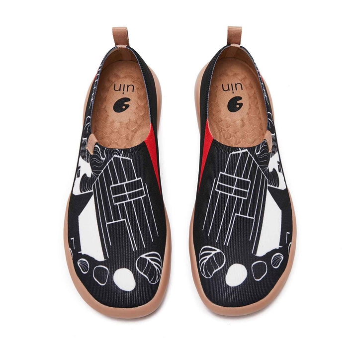 UIN Men (Pre-sale) Footprint Canvas loafers