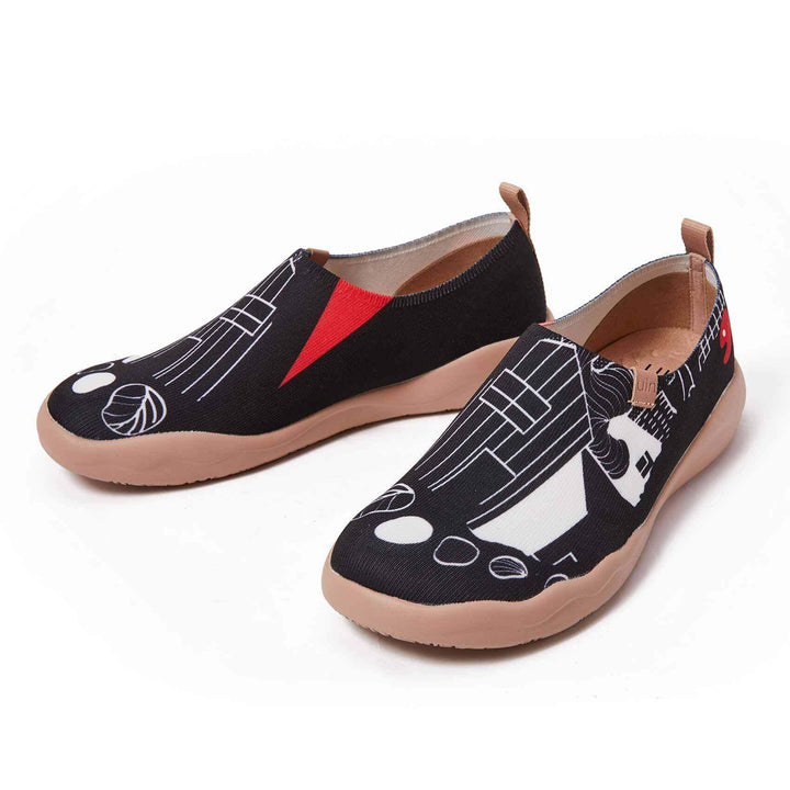 UIN Men (Pre-sale) Footprint Canvas loafers