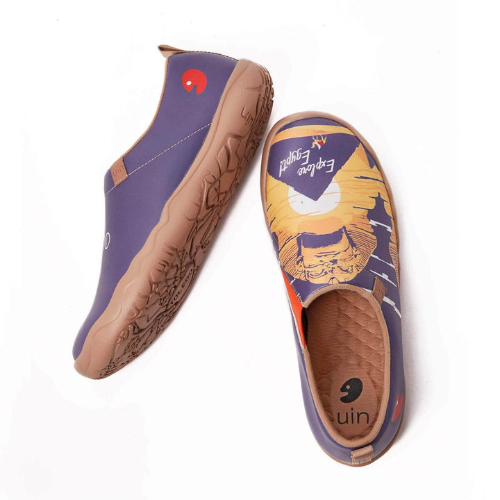 UIN Men (Pre-sale) Great Sphinx of Giza Canvas loafers