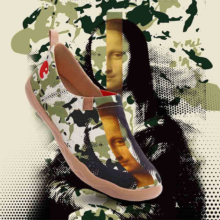 UIN Men (Pre-sale) Lisa Art Canvas loafers