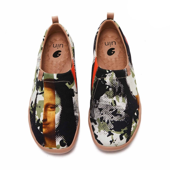 UIN Men (Pre-sale) Lisa Art Canvas loafers