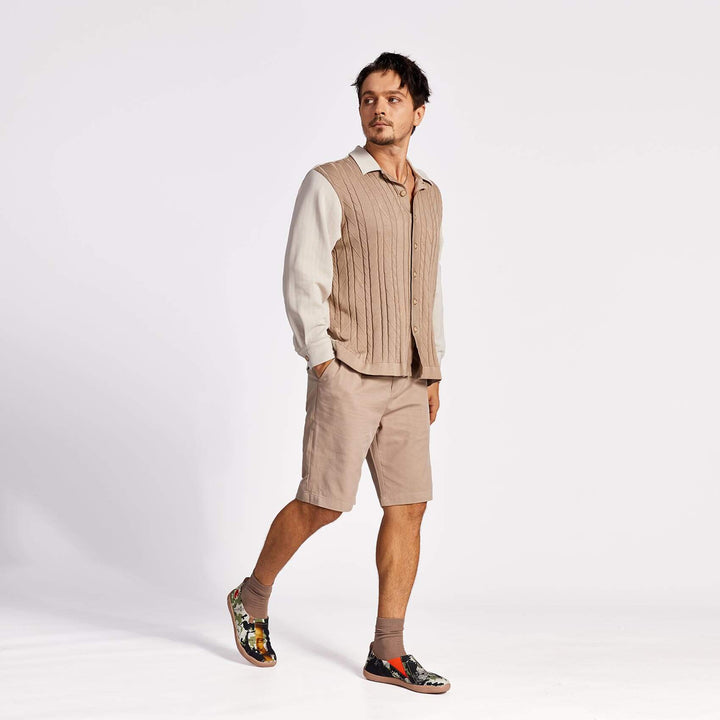 UIN Men (Pre-sale) Lisa Art Canvas loafers