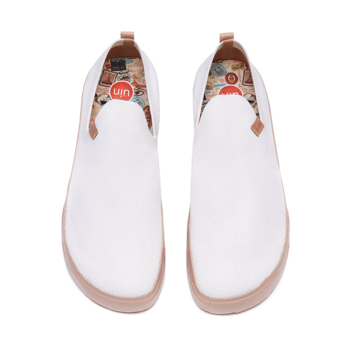 UIN Men Pure White Fuerteventura I Men Canvas loafers