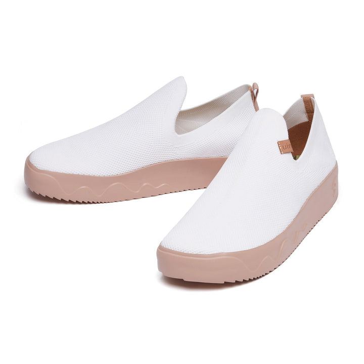 UIN Men Pure White Fuerteventura I Men Canvas loafers