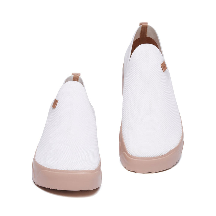 UIN Men Pure White Fuerteventura I Men Canvas loafers