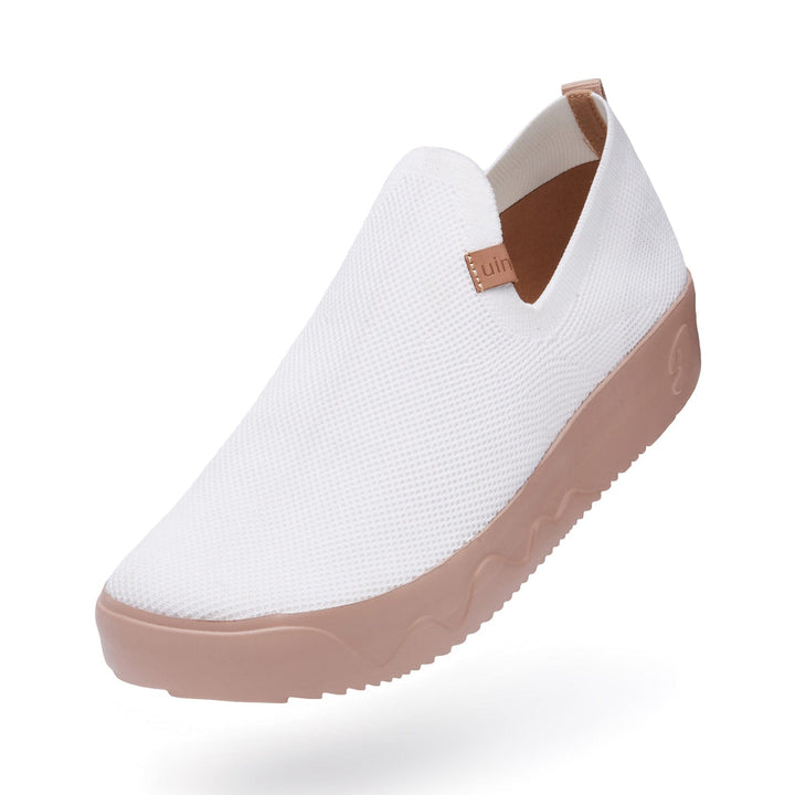 UIN Men Pure White Fuerteventura I Men Canvas loafers