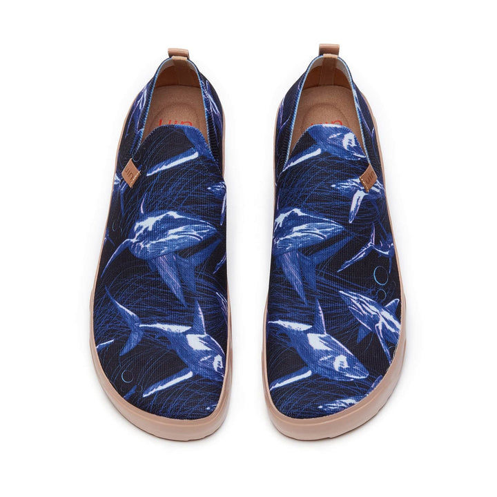 UIN Men Shark on Ink Fuerteventura I Men Canvas loafers