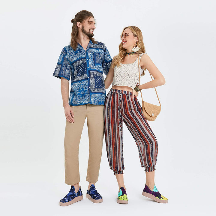 UIN Men Shark on Ink Fuerteventura I Men Canvas loafers