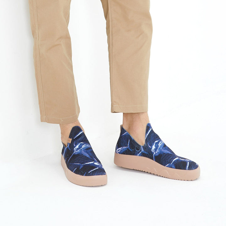 UIN Men Shark on Ink Fuerteventura I Men Canvas loafers