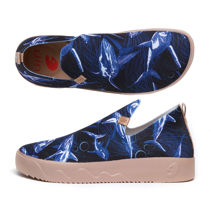 UIN Men Shark on Ink Fuerteventura I Men Canvas loafers