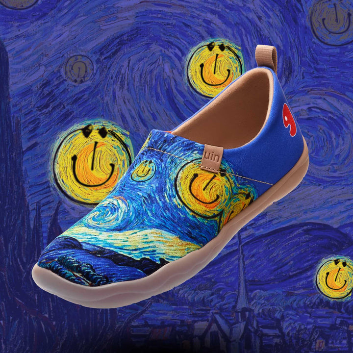 UIN Men Starry Night Toledo I Men Canvas loafers