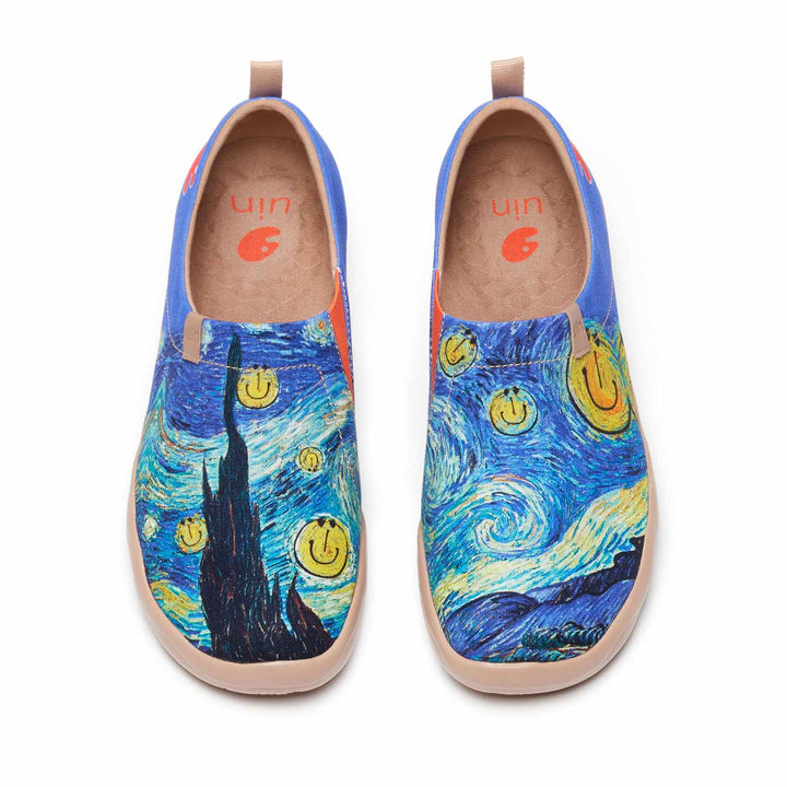 UIN Men Starry Night Toledo I Men Canvas loafers