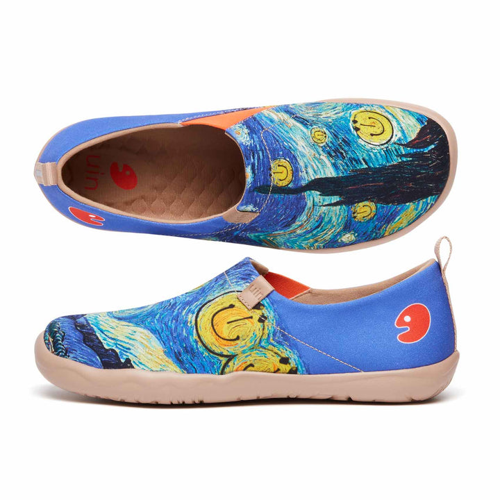 UIN Men Starry Night Toledo I Men Canvas loafers
