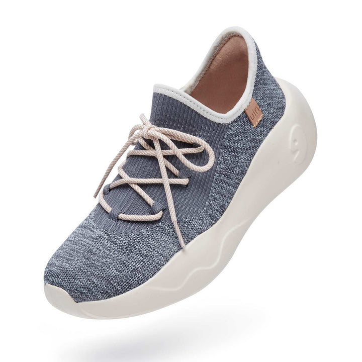 UIN Men Steel Grey San Sebastian II Men Canvas loafers