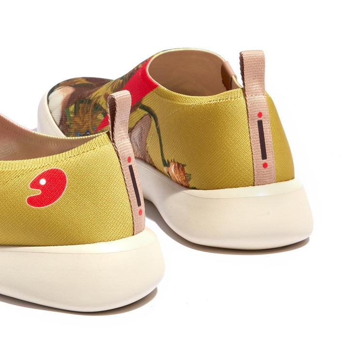 UIN Men Sunflowers and Cat 4 Toledo XV Men Canvas loafers