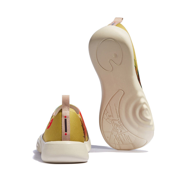 UIN Men Sunflowers and Cat 4 Toledo XV Men Canvas loafers