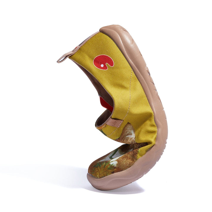 UIN Men Sunflowers and Cat Toledo I Men Canvas loafers