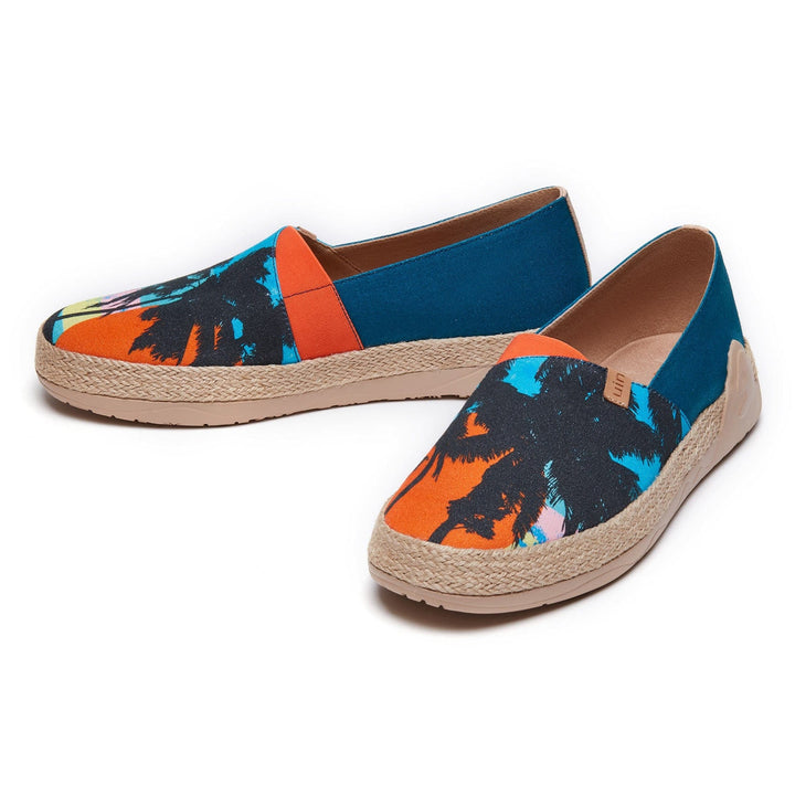 UIN Men Sunset Palm Marbella I Men Canvas loafers