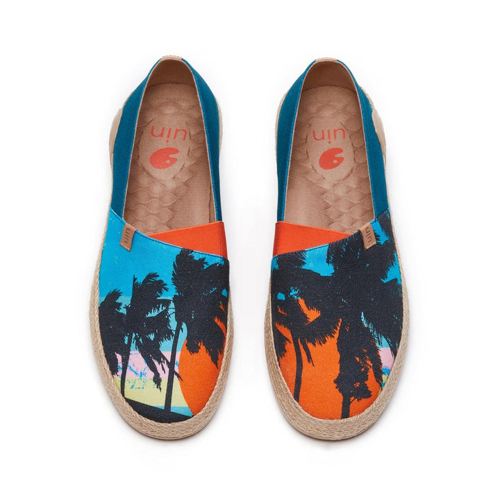 UIN Men Sunset Palm Marbella I Men Canvas loafers
