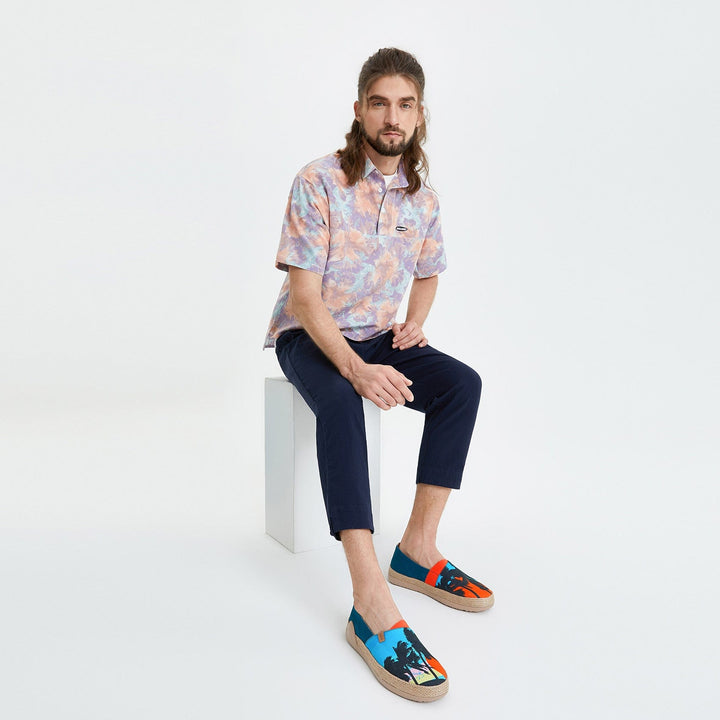 UIN Men Sunset Palm Marbella I Men Canvas loafers