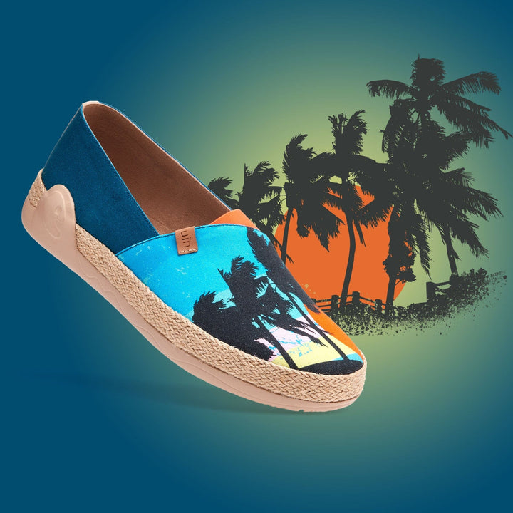 UIN Men Sunset Palm Marbella I Men Canvas loafers