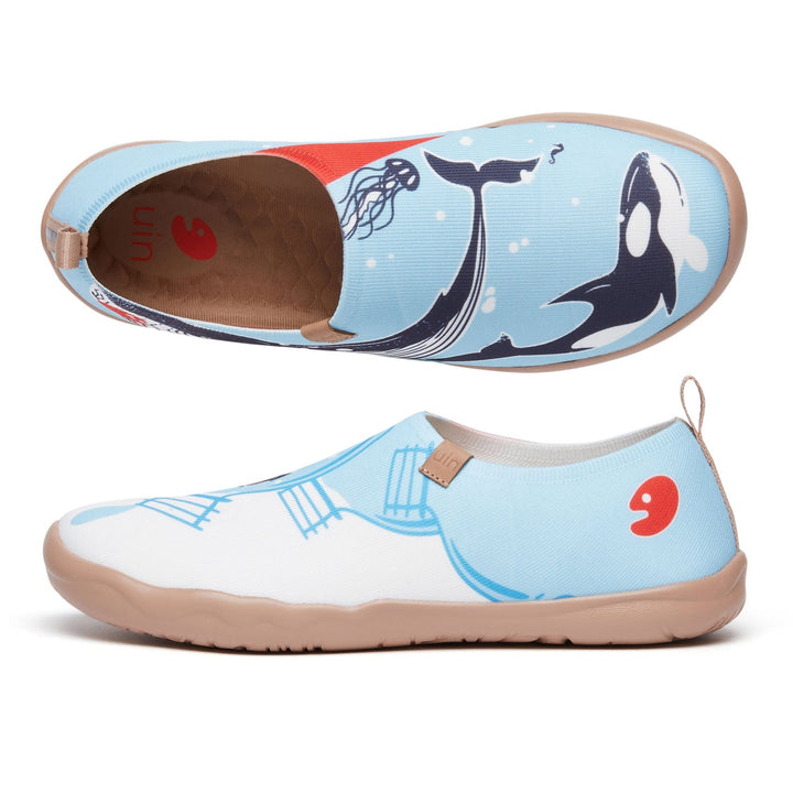 UIN Men Tears of Whales Toledo I Men Canvas loafers