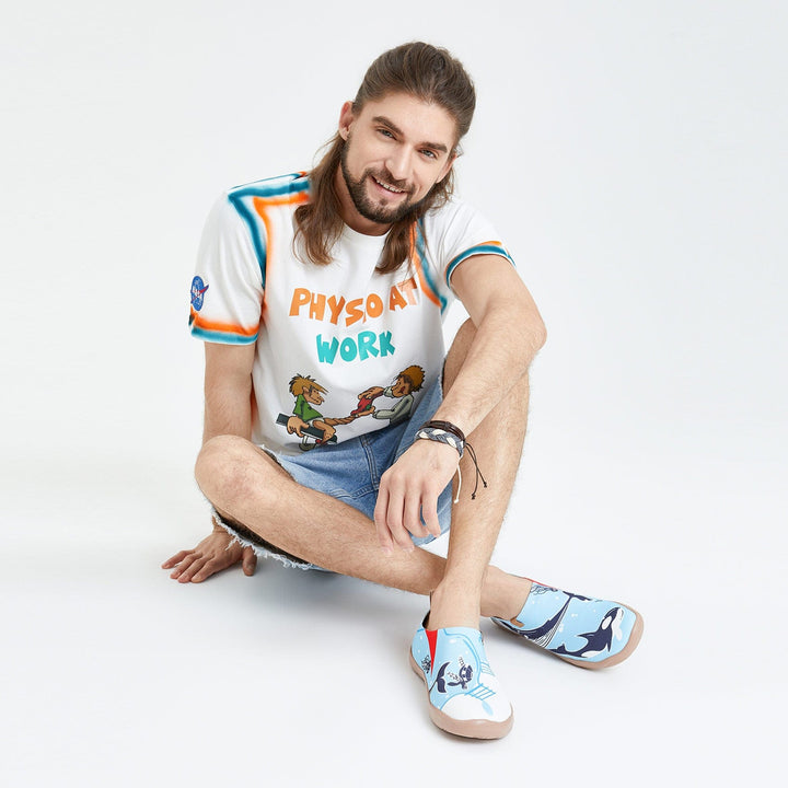 UIN Men Tears of Whales Toledo I Men Canvas loafers