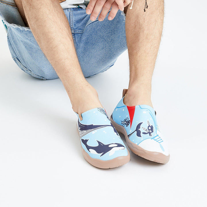 UIN Men Tears of Whales Toledo I Men Canvas loafers
