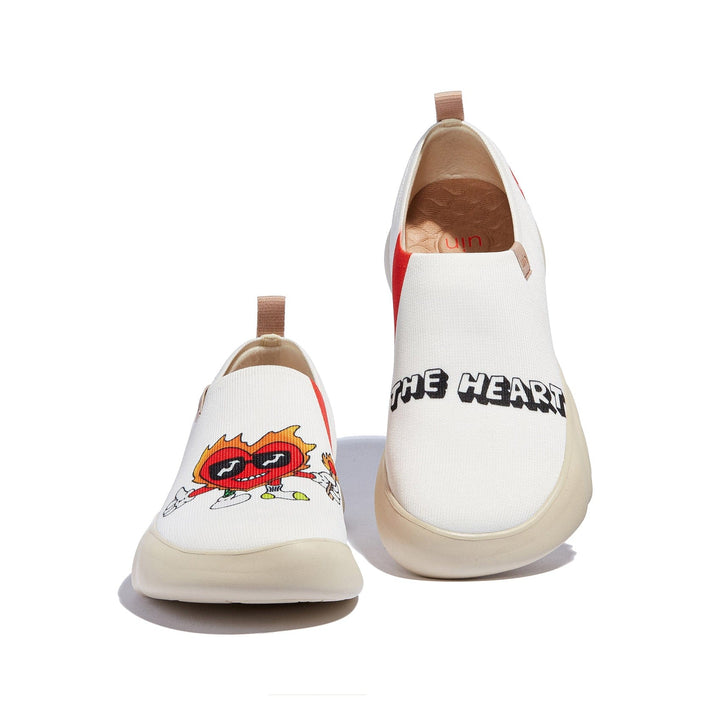 UIN Men The Heart on Fire Toledo XV Men Canvas loafers