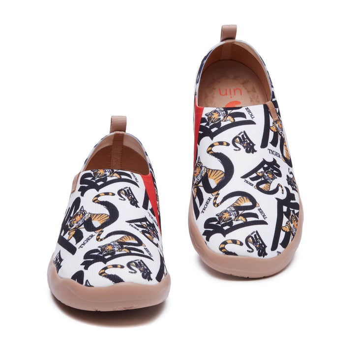 UIN Men Tiger in Calligraphy Toledo I Men Canvas loafers