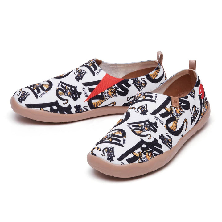 UIN Men Tiger in Calligraphy Toledo I Men Canvas loafers